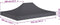 vidaXL - Partytentdak 270 g/m² - 410 x 280 cm - Antraciet