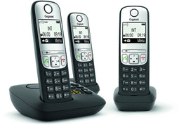 Gigaset A690A - DECT-telefoon met 3 handsets - Antwoordapparaat Handsfree - (3 stuks)