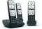 Gigaset A690A - DECT-telefoon met 3 handsets - Antwoordapparaat Handsfree - (3 stuks)