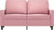 vidaXL - Tweezitsbank - 120 - cm - fluweel - roze