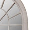 vidaXL - Tuinspiegel - rustiek - boogvormig - 60x116 - cm