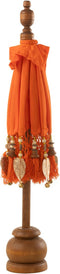 J-Line parasol Dayu - katoen/hout - oranje - small