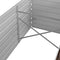 vidaXL - Plantenbak - verhoogd - 240x80x45 - cm - gegalvaniseerd - staal - bruin