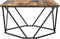vidaXL - Koffietafel - Rook - Eik - 80x80x45 - cm - Geengineerd - Hout