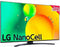 LG NanoCell 43NANO766QA - Ultra HD TV - 4K Resolutie - Zwart