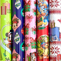 Disney Kerst Cadeaupapier - Kado Inpakpapier - 5 Rollen 70 x 200 cm (5 stuks)