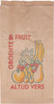 Zak - Fruitzak - Papier - nr. 2 - 16/ 10x30.5cm - Altijd vers - bruin - 10 kg
