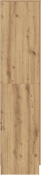 vidaXL - Highboard - Artisan - Eiken - 35x39x168 - cm - Gelaagd - Hout