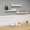 Woltu Zwevende Wandplank Hoogglans Wit 90x22,9x3,8 cm