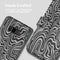 iMoshion Hoesje Geschikt voor Samsung Galaxy S8 Hoesje Met Pasjeshouder - iMoshion Design Bookcase smartphone - Meerkleurig / Black And White