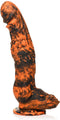 Sabretooth - Silicone Dildo - Orange/Black