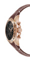 Philipp Plein Nobile PWCAA0221 - Polshorloge - Quartz - Bruin Leer - Ø 43 mm