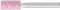PFERD 31118254 - Edelkorund-slijpstift ZY - cilindrisch - schacht-Ø 6 mm - korrel grof