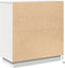 vidaXL - Nachtkastje - met - LED - Wit - 71x34,5x75 - cm - Kunststof - Hout