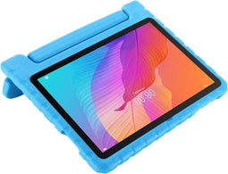 MatePad T10s-Hoes voor kinderen, geschikt voor 10,1-inch Huawei anti-impact kinder-hoes met converteerbaar handvat, lichtgewicht baby-ondersteuningshoes voor Huawei MatePad T10s 10,1-inch (blauw)