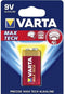 Varta MAX TECH - Alkaline 9V - Nauwkeurige energie voor hightech-apparaten - Rood
