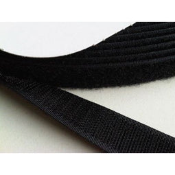 Klika - Klitteband 25mm zwart -back to back- 25m - 3 stuks