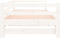 vidaXL - Slaapbank - met - onderschuifbed - 90x190 - cm - massief - grenenhout - wit