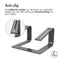 iMoshion Aluminium Antislip Laptop Standaard - Ergonomische Laptop Stand - Tablet Houder - Geschikt voor alle Laptops - Donkergrijs