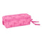 Pennenetui met 3 vakken Lilo & Stitch Chill Roze Munt 22 x 8,5 x 6 cm