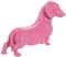 Home ESPRIT - Decoratieve figuren Hond - Blauw Roze 37 X 16,5 X 25 CM (2 stuks)