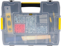 STANLEY SortMaster Organizer Junior - Gereedschapsopberger met uitneembare scheidingen - Zwart/Geel