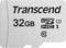 Transcend microSDHC 300S - 32GB - Klasse 10 - Zilver