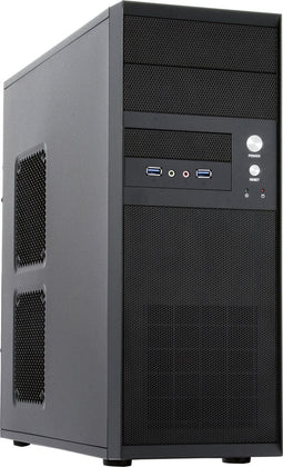 Chieftec CQ-01B-U3-OP - Midi Tower PC - ATX micro ATX 4x 3.5" bays - Zwart