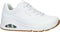 Skechers Uno - Stand On Air - Dames Sneakers - Air-Cooled Memory Foam - Wit