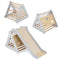 Coast Klimrek - 4-in-1 - Glijbaan - 63 x 64 x 61 cm - Grijs