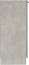 vidaXL - Dressoir - 30x30x70 - cm - bewerkt - hout - betongrijs