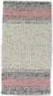 Varenna Pink Vloerkleed - 250x350 - Rechthoek - Laagpolig,Structuur Tapijt - Industrieel - Grijs, Roze, Wit