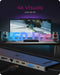 ICY BOX IB-DK2106a-CPD - USB-C Dockingstation - 2x HDMI 3840x2160@60Hz en VGA - Aluminium