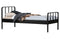 WOOOD Mees Bed - Metaal - Zwart - 90x208x95