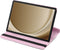 imoshion Tablet Hoes - Geschikt voor Samsung Galaxy Tab A9 Plus - 360° Draaibare Bookcase - Roze