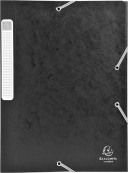 Exacompta Elastobox Cartobox rug van 25 cm zwart 5/10e kwaliteit