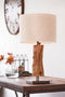 Light & Living Tafellamp Siji - Bruin - 18x18x40cm - Woonkamer - Slaapkamer
