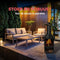 BBQ Collection Buitenhaard - Tuinhaard 134 x 44,5 x 44,5 cm - Terraskachel met As-Opvangbak Pook Houtopslag - Zwart