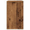 vidaXL - Bijzettafel - 50x30x50 - cm - bewerkt - hout - oud - houtkleurig