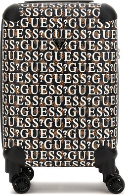 Guess Stark 18 - Dames Reiskoffer - 8 Wielen - Brown Multi