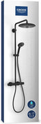 GROHE Vitalio Joy 260 - Douchesysteem - Waterbesparend - Phantom Black
