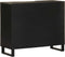 vidaXL - Dressoir - 90x33x75 - cm - massief - mangohout - zwart