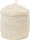 D - Light & Living - Mand MANGALA - Ø36x42cm - Bruin - Set van 3