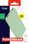 Trust Primo Eco - Powerbank 10.000 mAh - Gemaakt van gerecycled materiaal - Ultradun ontwerp (1 stuk)