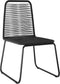 vidaXL - Tuinstoelen - 4 - st - poly - rattan - zwart