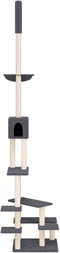 vidaXL - Kattenmeubel - vloer - tot - plafond - 268,5-294,5 - cm - crèmekleurig