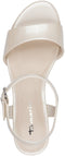Tamaris ESSENTIALS - Dames Sandalen - Blokhak 4,5 cm - CHAMPAGNE