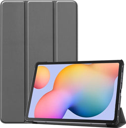 imoshion Galaxy Tab S6 Lite - Trifold Bookcase - Auto-wake functie - Grijs