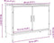 vidaXL - Wastafelkast - 80x30x60 - cm - bewerkt - hout - artisanaal - eikenkleurig