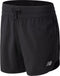 New Balance Core - Sportbroek Dames 5 Inch - Vochtafvoerend - Zwart